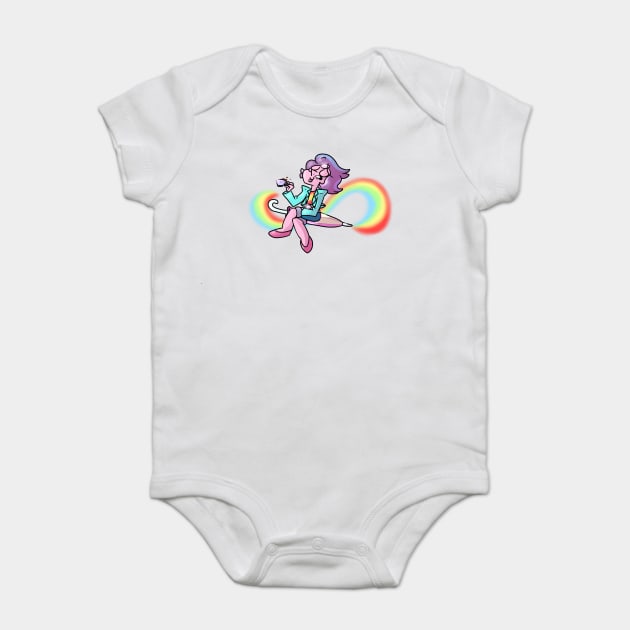 rainbow quartz 2.0 Baby Bodysuit by RainbowRat3